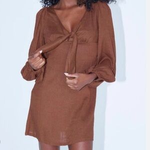 Brown Princess Polly Karmen Mini Dress